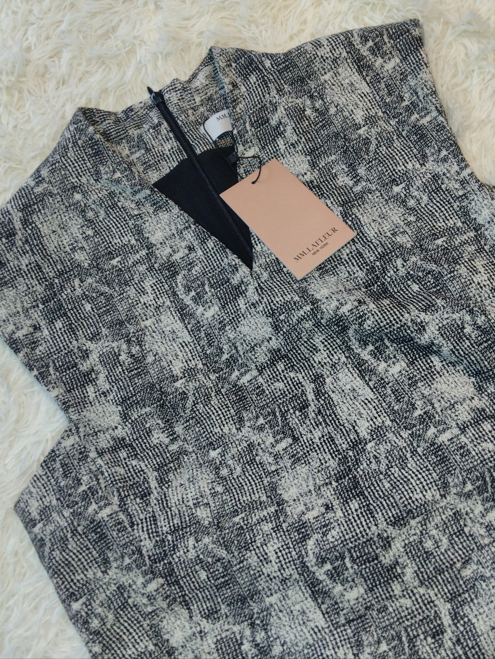 MM Lafleur Aditi Shift Dress in Crackle Print Size 14 - Picture 5 of 10